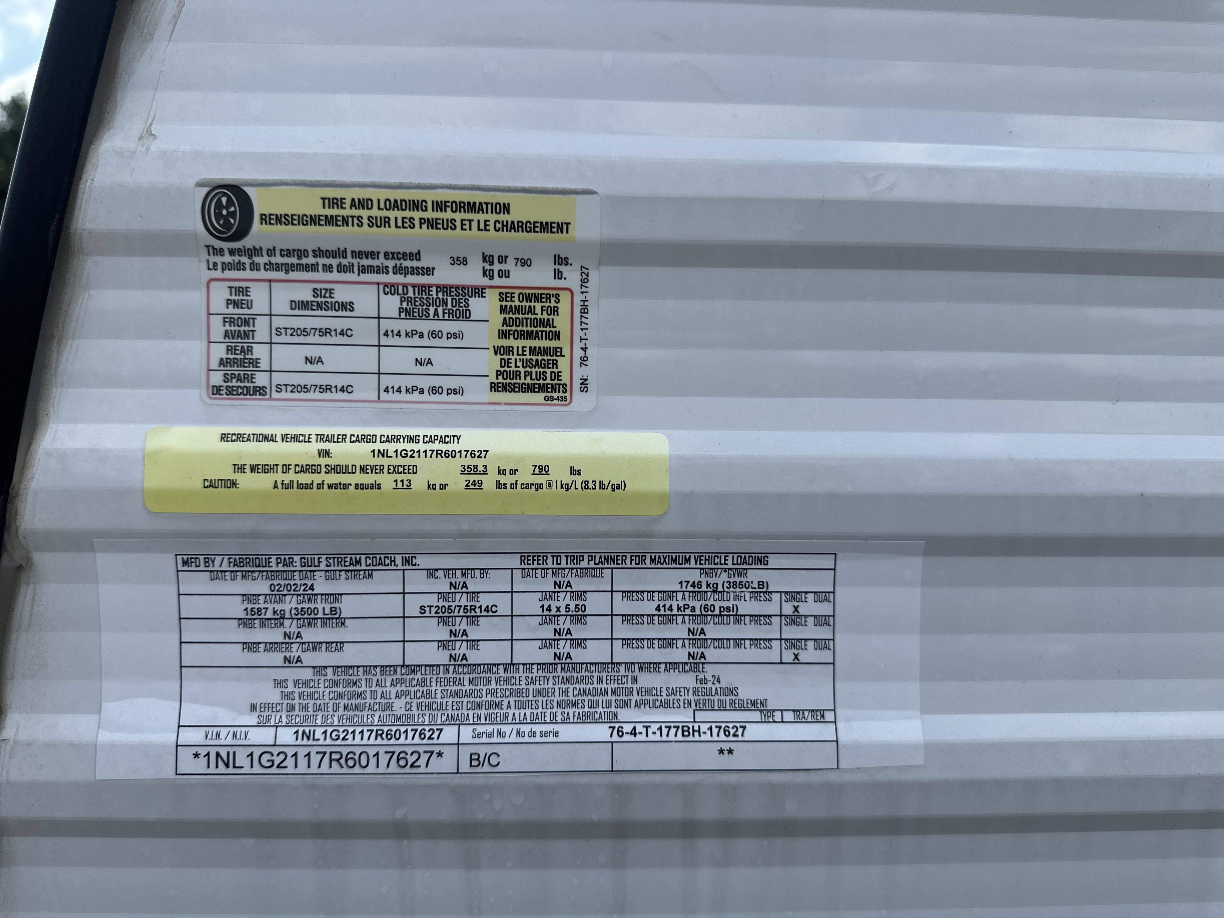 2000 GULFSTREAM CAMPER Base