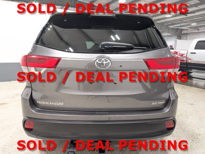 2018 Toyota Highlander SE