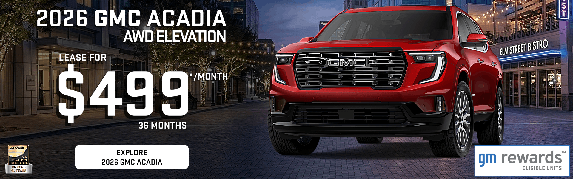 2026 GMC Acadia Deal