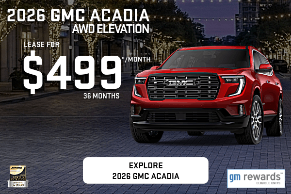 2026 GMC Acadia Deal