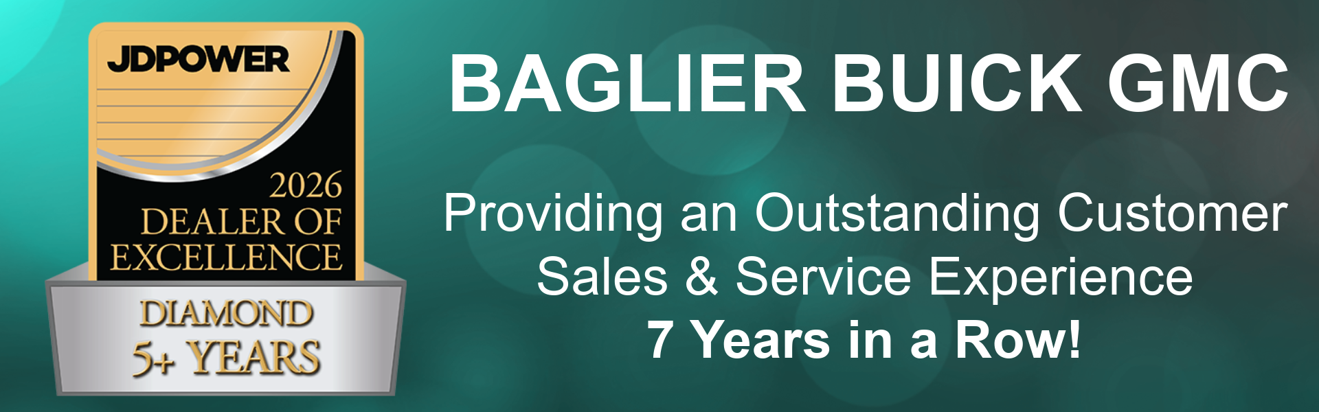 JD Power Award for 7 years of Outstanding Customer Exprerien