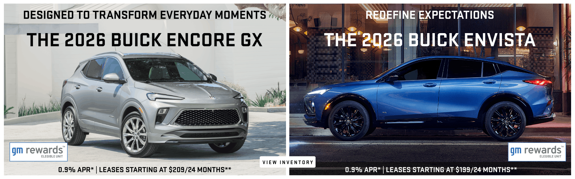 NEW 2026 BUICK ENCORE GX AND ENVISTA DEALS