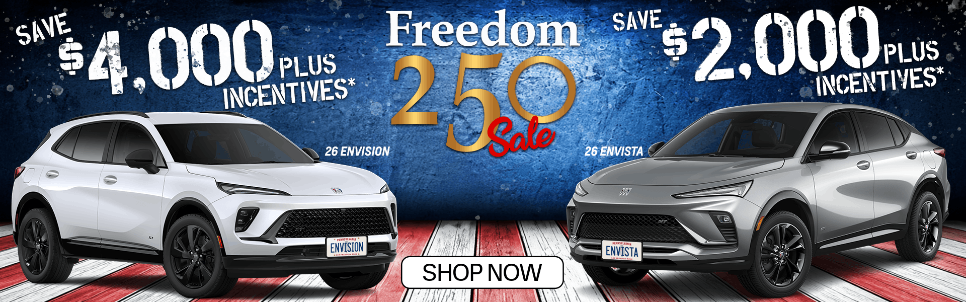 Buick Envision Buick Envista July Sale 2026